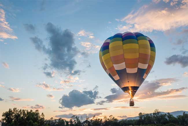 How High do Hot Air Balloon Rides go