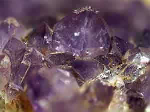 The structure of a quartz crystal